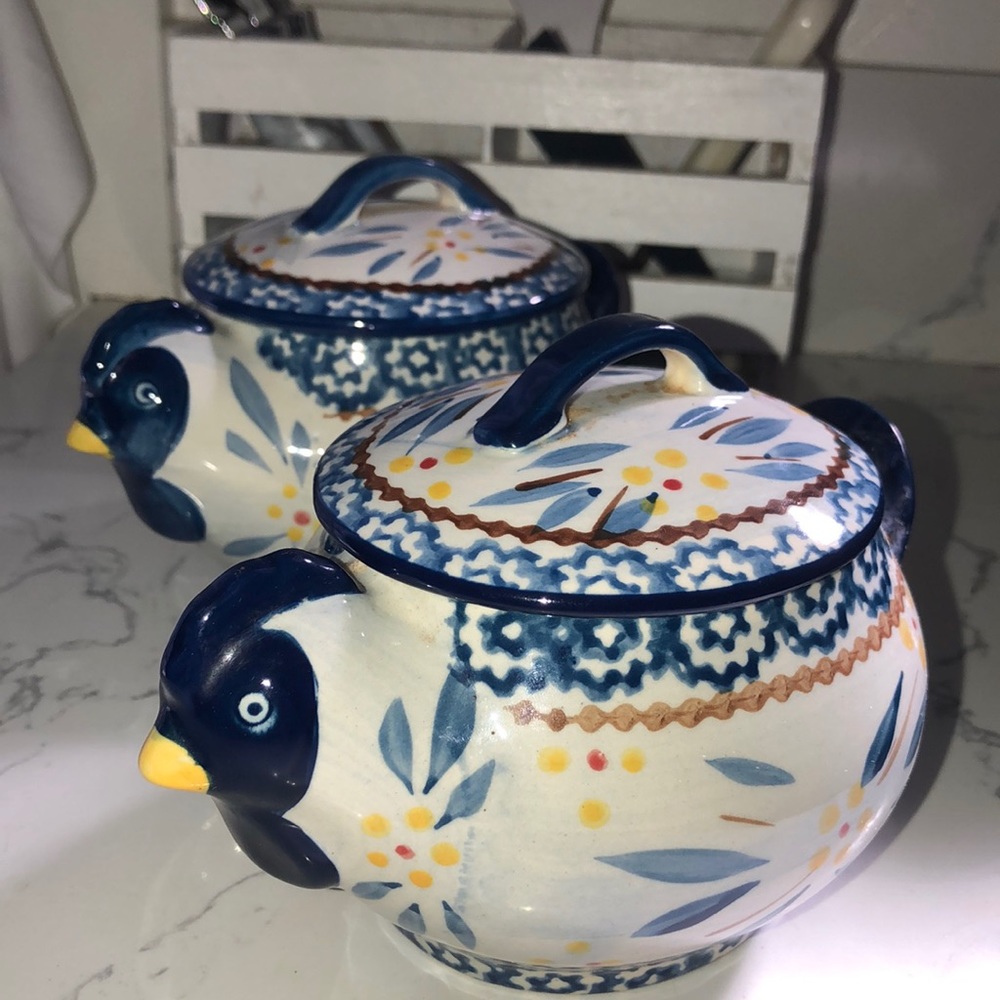 Temptations Old World blue Chicken casserole set
